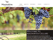 Tablet Screenshot of magnavitacellars.com